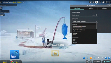 Ice Fishing impostazioni generali screenshot